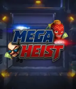 Step into the thrilling world of Mega Heist slot by Relax Gaming, showcasing quirky characters ready to execute a big score. This image depicts the intensity of the heist with its striking logo and a shadowy vault backdrop. Great for fans of heist movies, offering a captivating escape. 